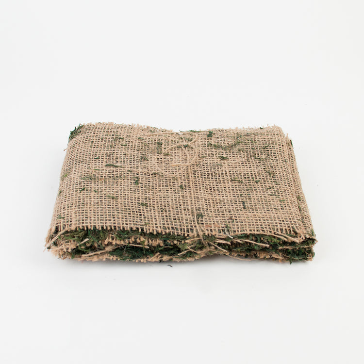 A quoi ressemble un chemin de table en mousse végétale décoratif ?