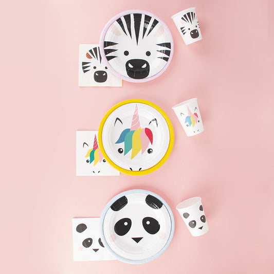 Table anniversaire enfant ecoresponsable avec la collection my little day