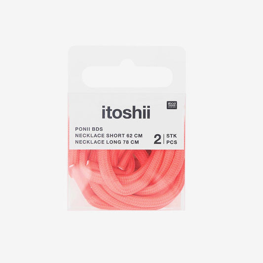 2 colliers rose fluo à glisser dans une pinata lors d'un anniversaire