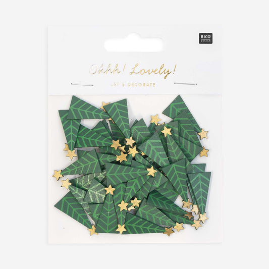 48 sapins de noël en bois pour décoration de table de noël My Little Day