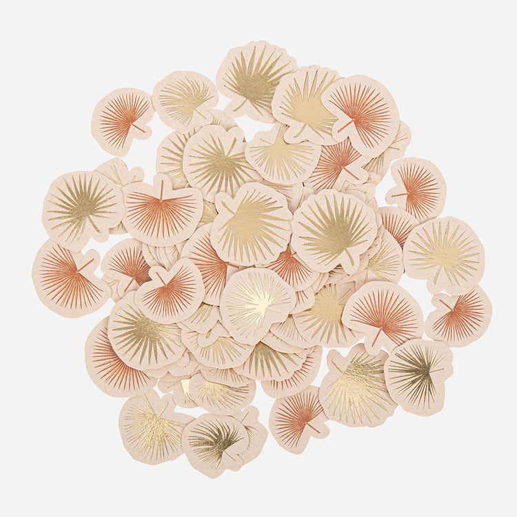 Déco de mariage : confettis mariage exotic mood pour table de mariage