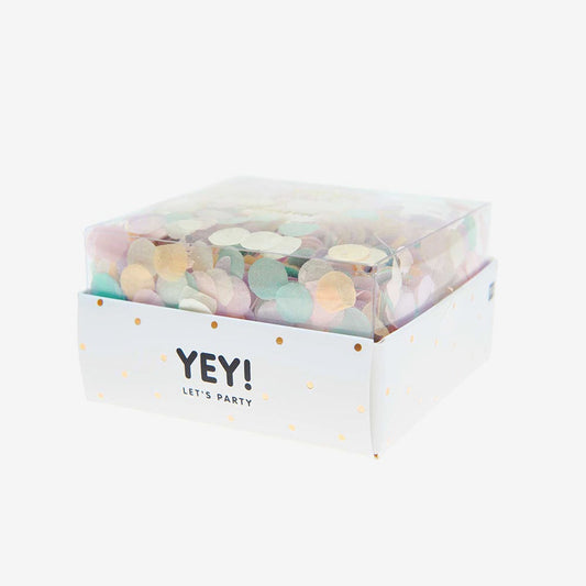 Confettis pastel en papier Rico Design pour garnir une pinata