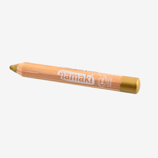 Crayons maquillage enfant bio vegan namaki doré pour deguisement enfant