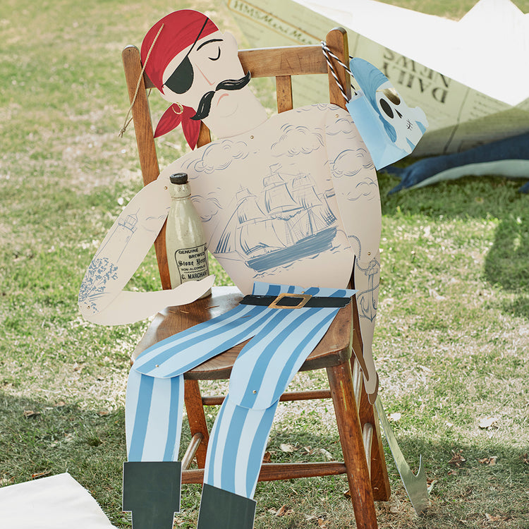Décoration pirate géante pour une fête d'anniversaire pirate mémorable