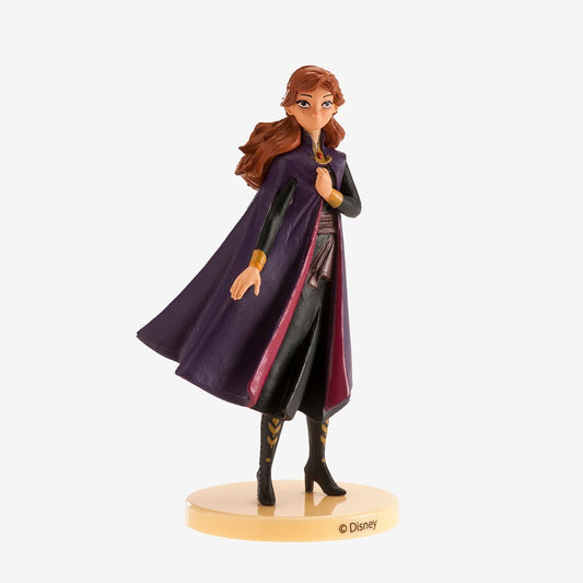 Decoration gateau anniversaire Reine des Neiges : figurine Anna
