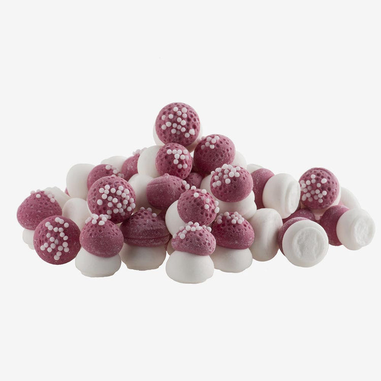 Décorations gateau comestibles : mini meringues champignons rouges