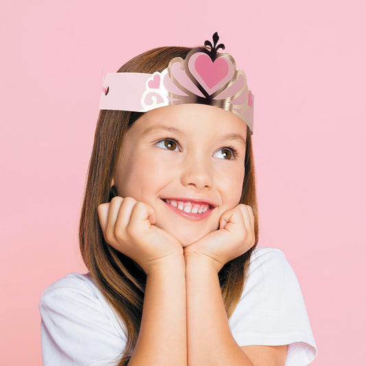 Déguisement princesse Carnaval : diadème princesse coeur pour se déguiser