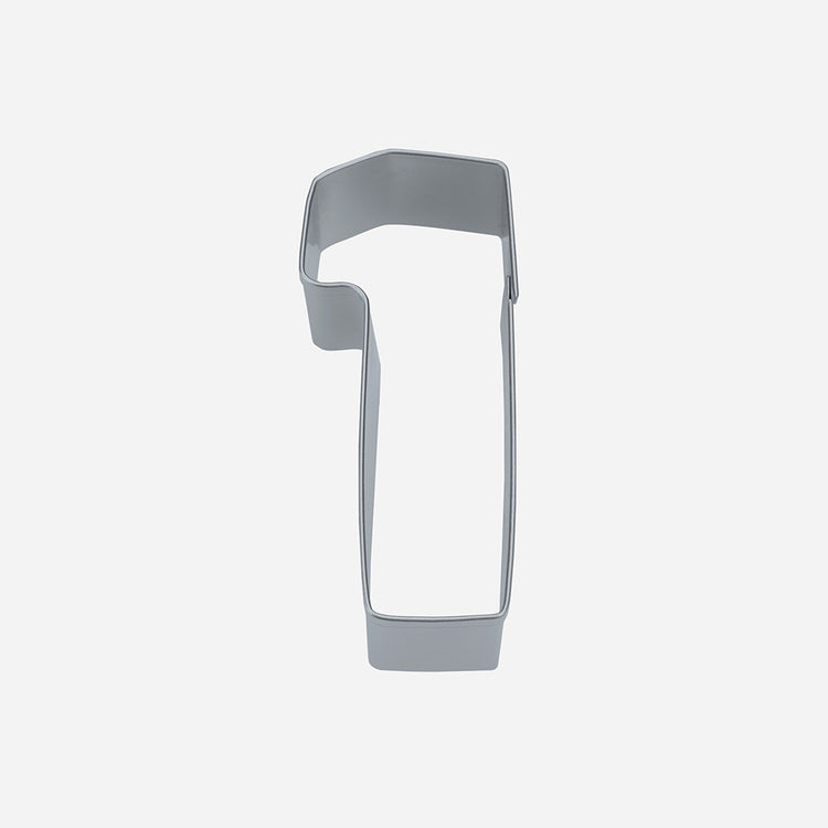 Emporte pièce pour décoration de gateau anniversaire forme chiffre 1