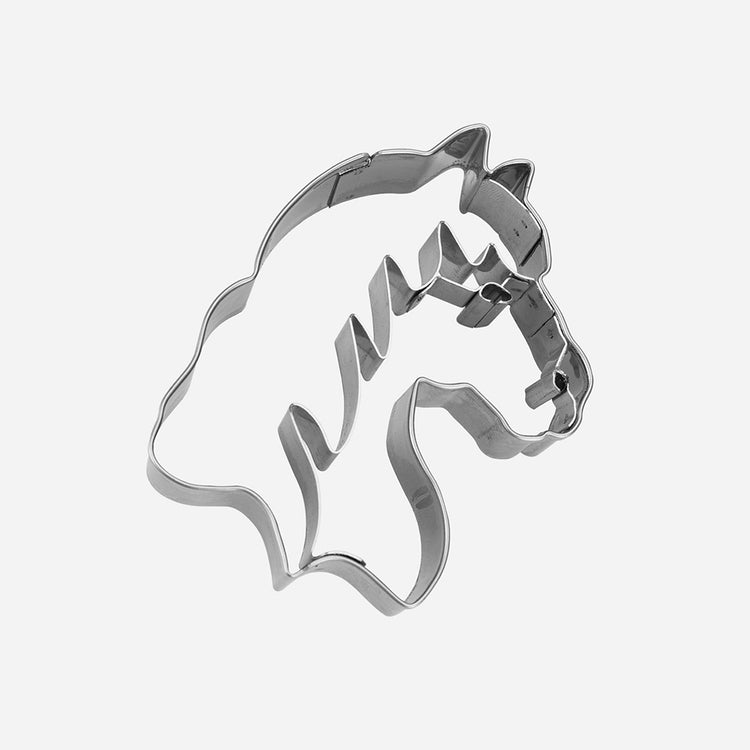 Emporte pièce pour décoration gateau anniversaire tete de cheval