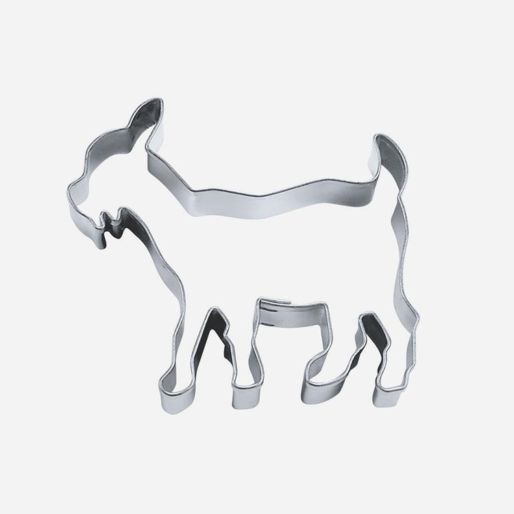 Emporte pièce deco gateau anniversaire animaux de la ferme chèvre