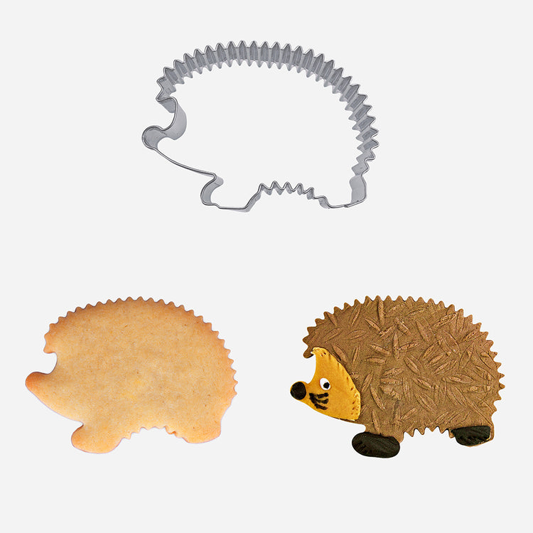 Emporte pièce en métal décoration gateau d'anniversaire hérisson