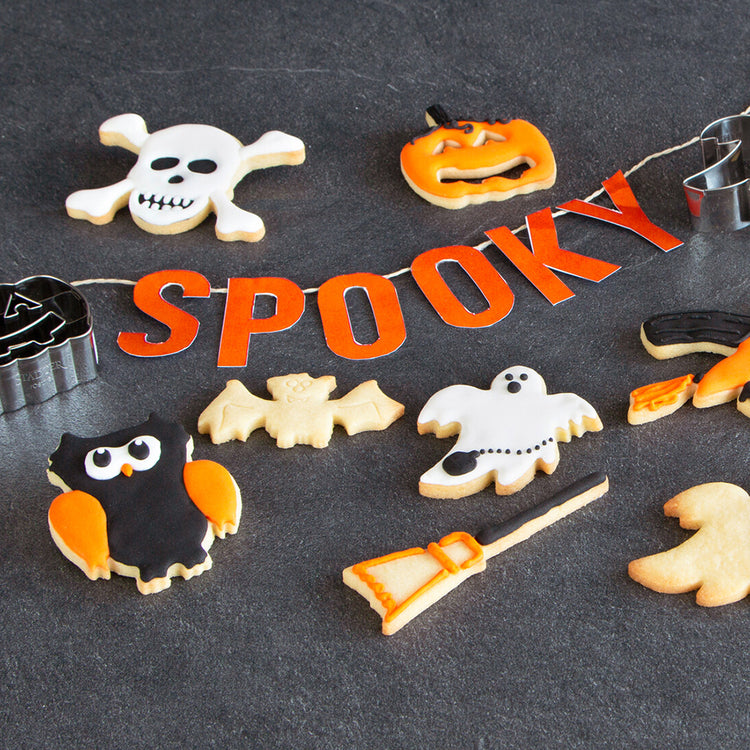 Emporte piece en métal decoration gateau halloween enfant hibou