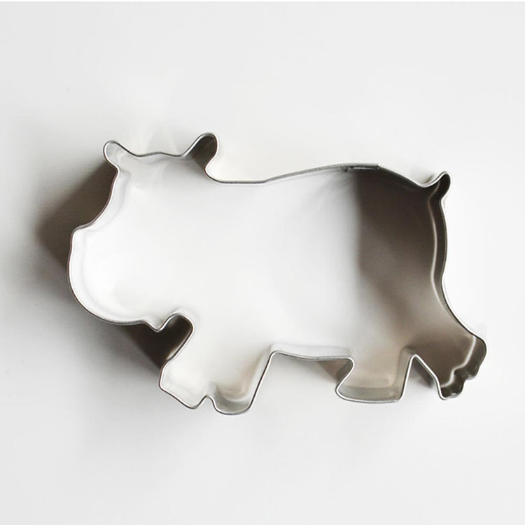 Emporte-pièce hippopotame pour gateau anniversaire safari, animaux sauvages