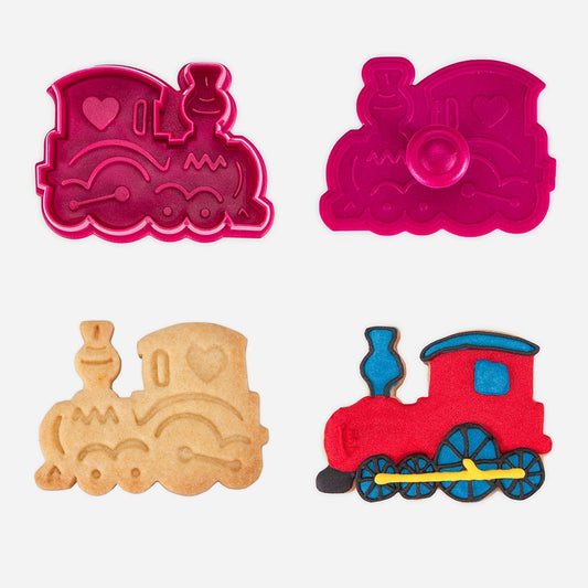 Emporte piece locomotive pour anniversaire a theme d'un enfant