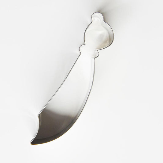 Emporte piece en forme de sabre pour des biscuits d'anniversaire pirate