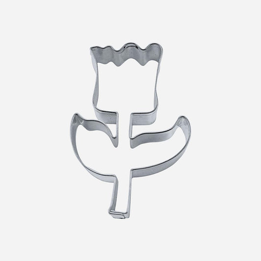 Emporte piece en forme de tulipe pour decoration gateau anniversaire