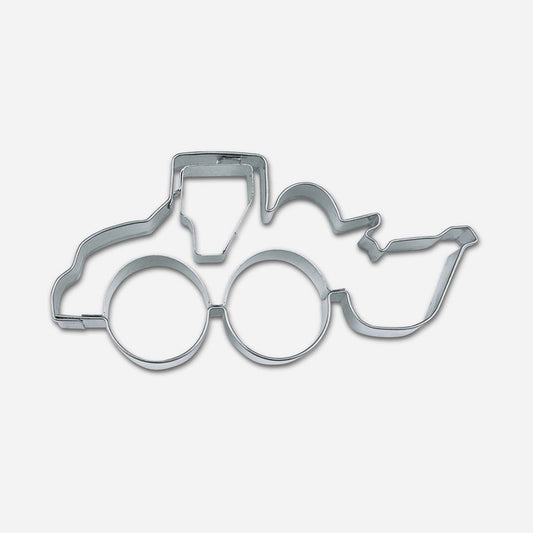 Emporte piece pelleteuse pour decoration gateau anniversaire chantier