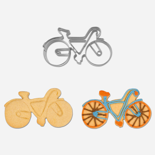 Emporte piece pour decoration de gateaux d'anniversaire velo