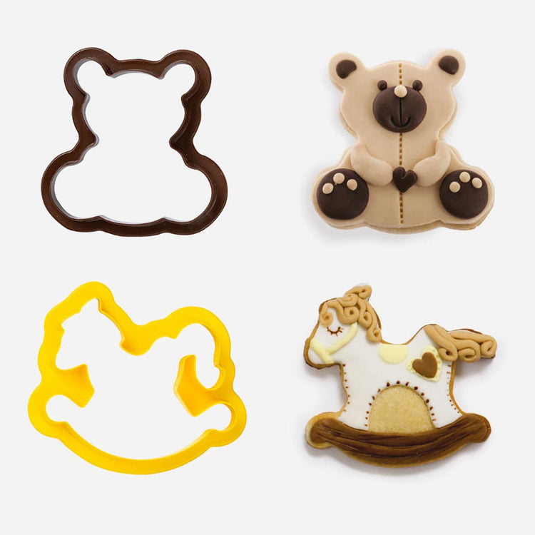 Idée de gateaux à faire avec emporte piece pour un baby shower