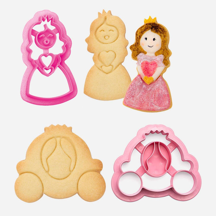 Idée de gateaux à faire avec emporte piece pour un anniversaire princesse