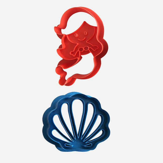 2 emporte piece sirene pour gateau anniversaire sirene enfant