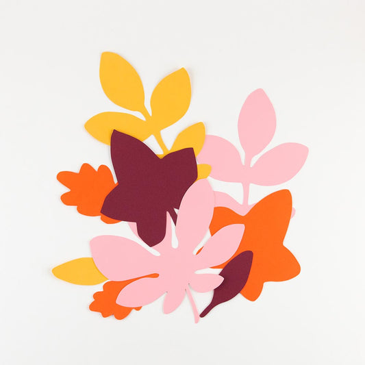 Feuilles en papier automne pour anniversaire enfant par My Little Day