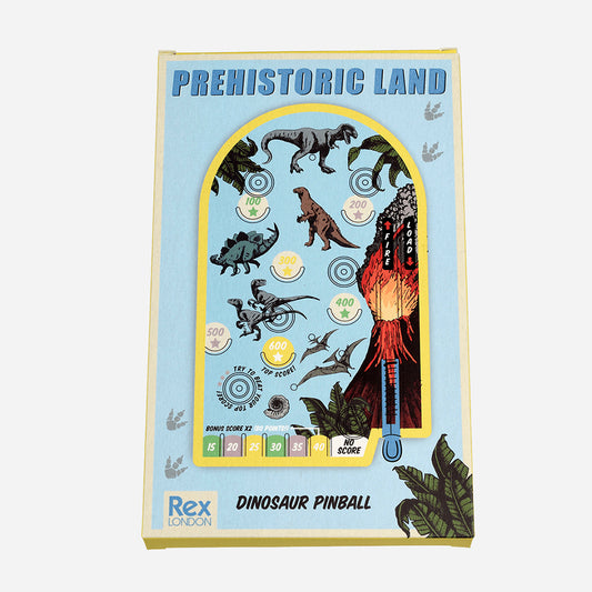 Idée cadeau anniversaire dino : jeu du flipper theme dino pour enfant