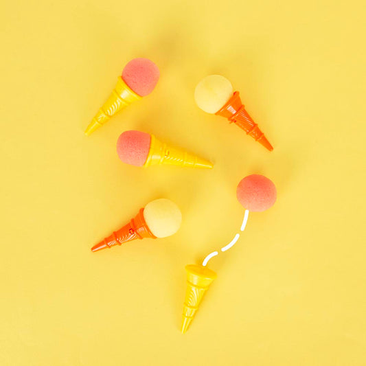 cadeau pochette surprise anniversaire : lance balle cornet de glace