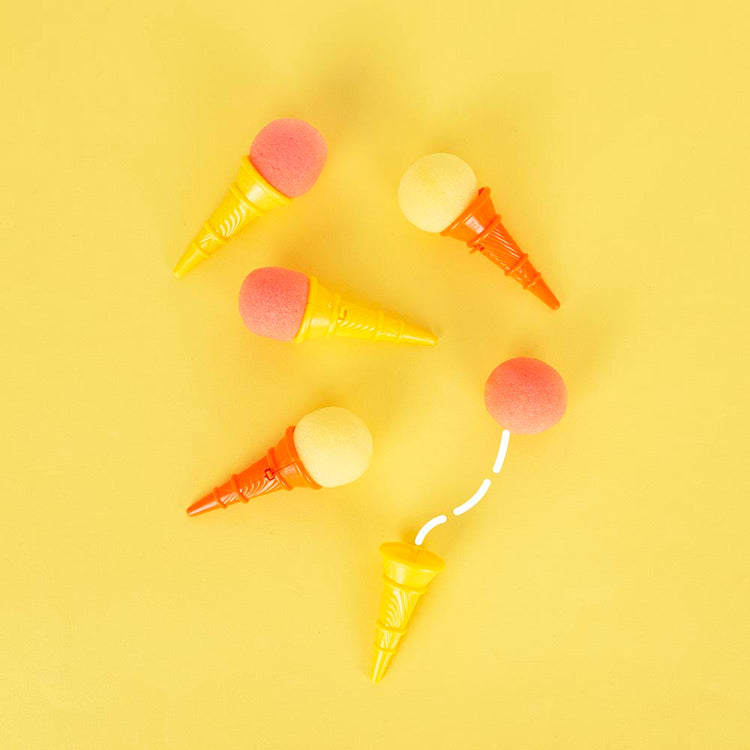 cadeau pochette surprise anniversaire : lance balle cornet de glace
