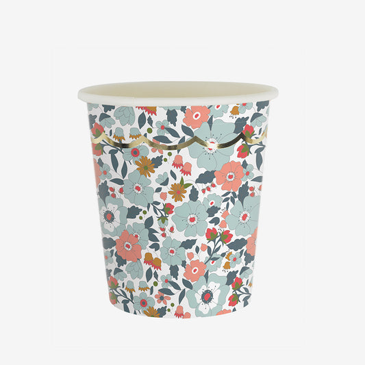 Inspiration déco pour une table de mariage liberty ou table d'anniversaire