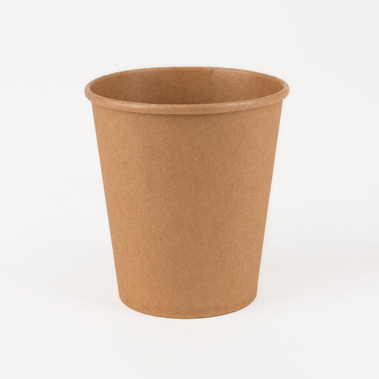 Gobelets en carton en kraft pour table anniversaire cow-boy ou mariage bohème