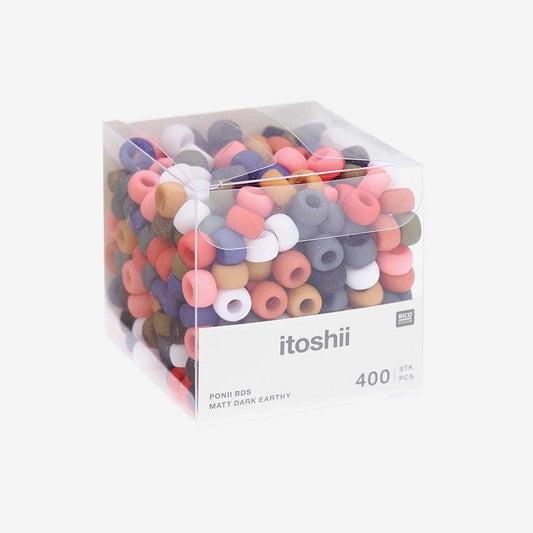 400 grosses perles pastel foncé : cadeau anniversaire enfant original