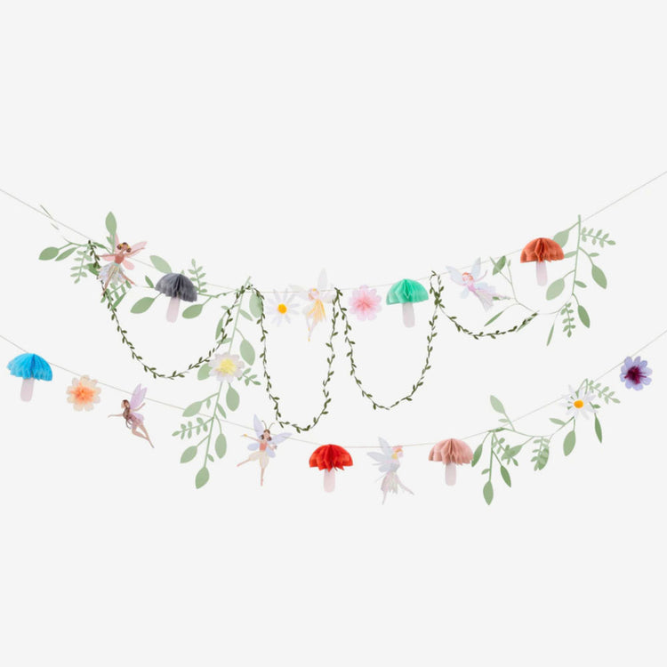 Decoration fleurs et fées idéale pour un anniversaire fille theme fée