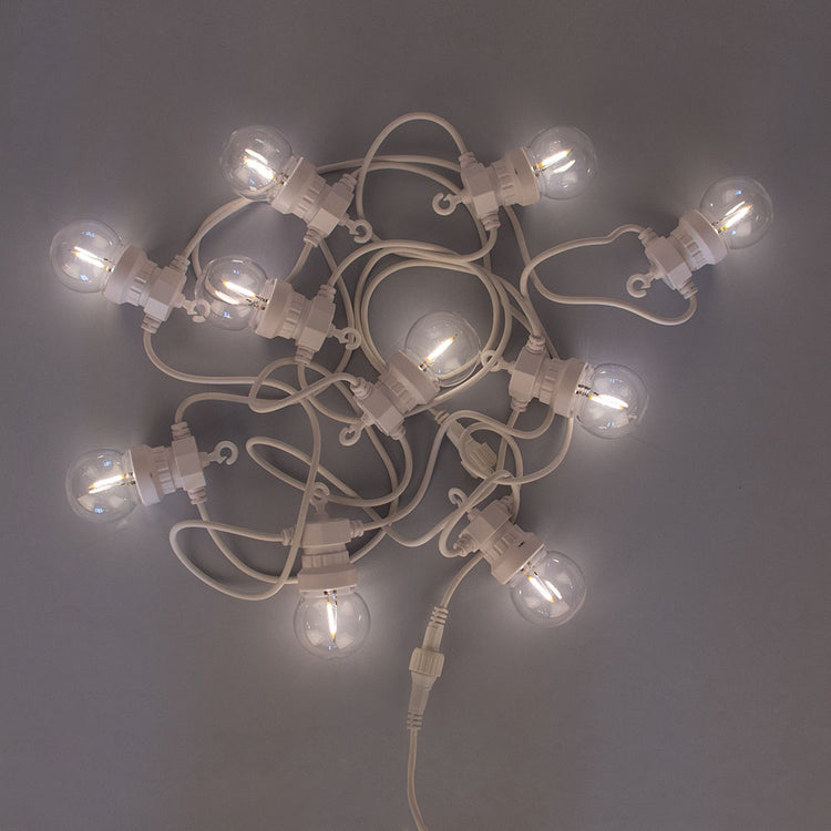 Guirlande lumineuse led blanche pour decoration extérieur mariage