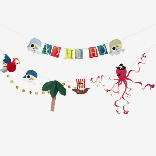 Guirlande pirate parfaite pour un anniversaire enfant theme pirate