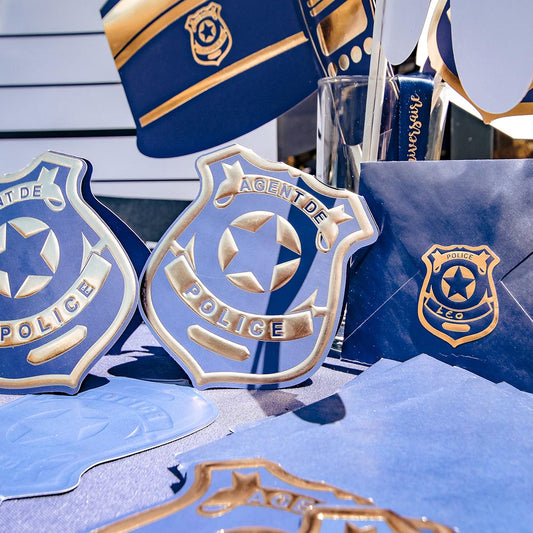 Décoration anniversaire police chez My Little Day