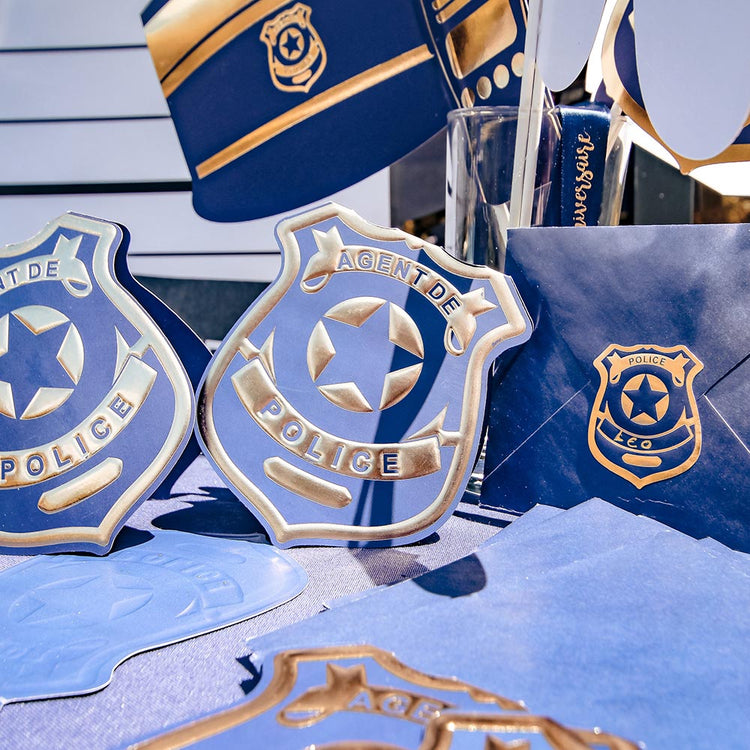 Décoration anniversaire police chez My Little Day