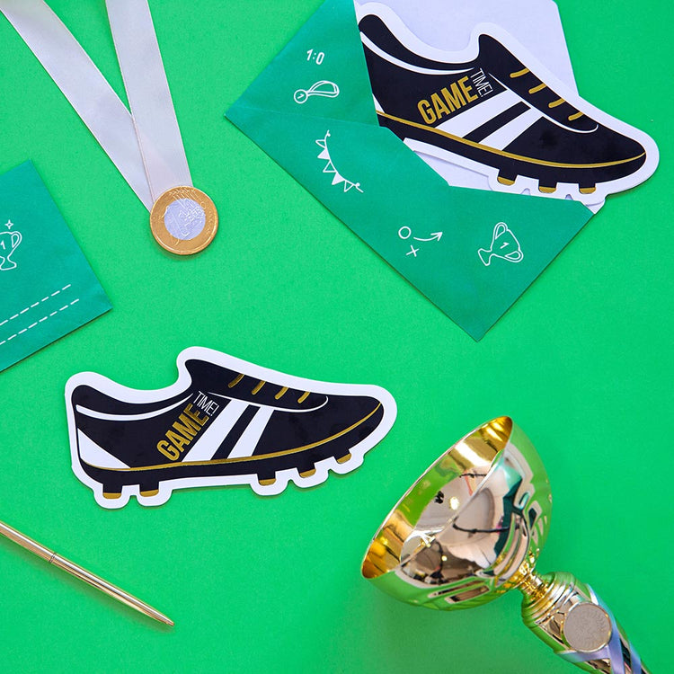 Anniversaire thème foot : invitations foot à personnaliser