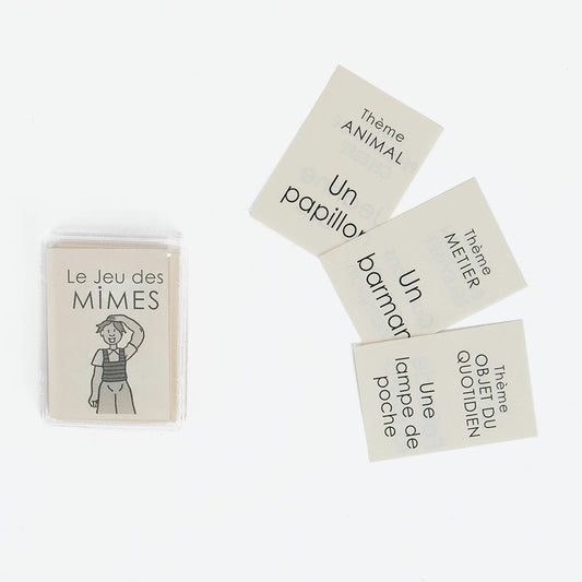 Le jeu des mimes : idee animation anniversaire enfant originale