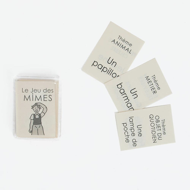 Le jeu des mimes : idee animation anniversaire enfant originale