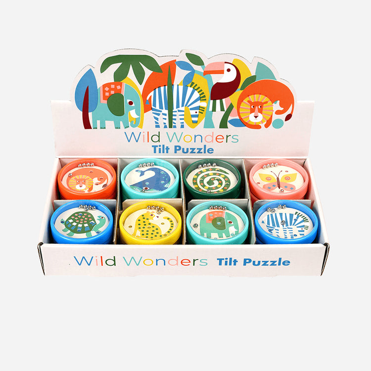 Jeu d'adresse pour enfants avec animaux sauvages