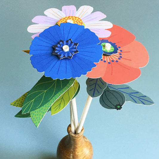 Fleurs à créer pour faire une décoration anniversaire fleurs original