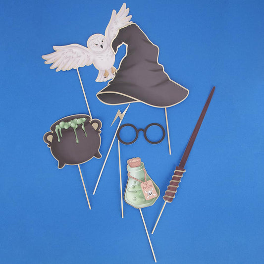 Anniversaire Harry Potter : photobooth apprenti sorcier