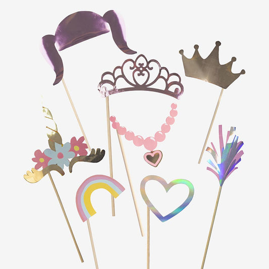 Kit photobooth anniversaire fille thème licorne