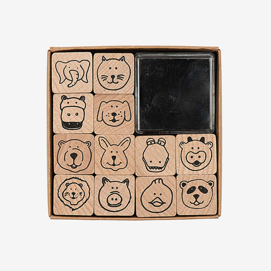 tampons encreurs animaux mignons petit cadeau anniversaire enfant