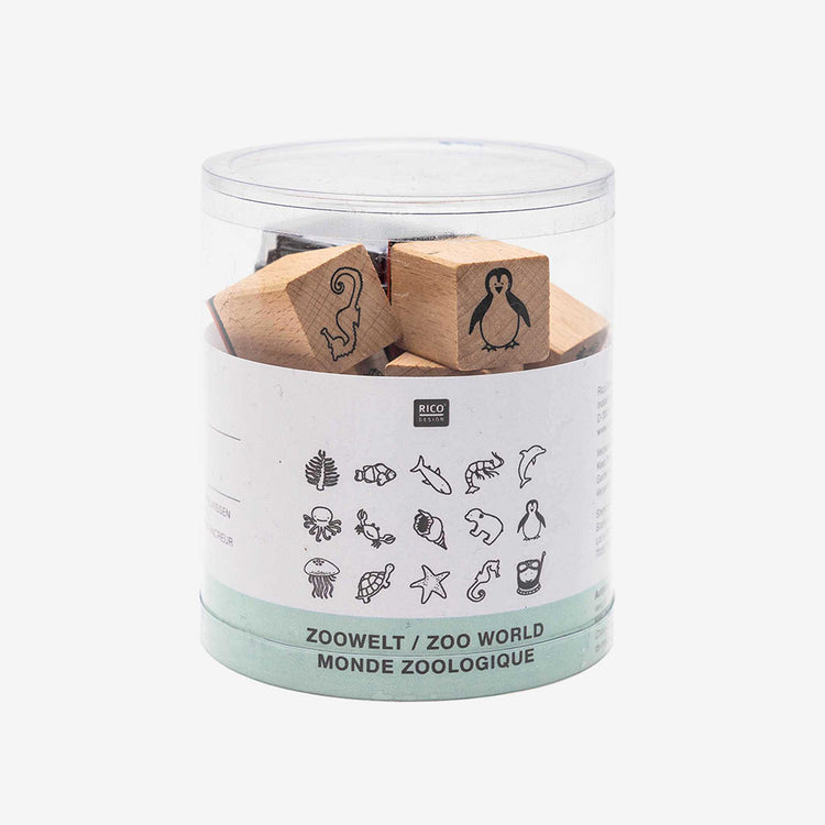 tampons encreur animaux petit cadeau enfant anniversaire
