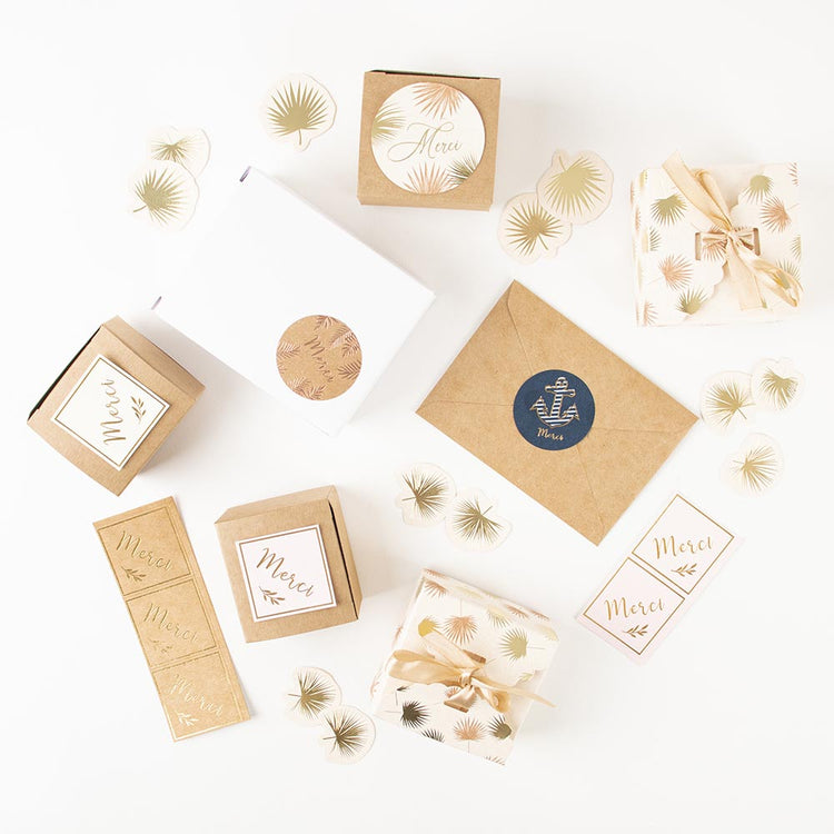 Boites cadeaux à remplir pour cadeaux invités mariage ou baby shower