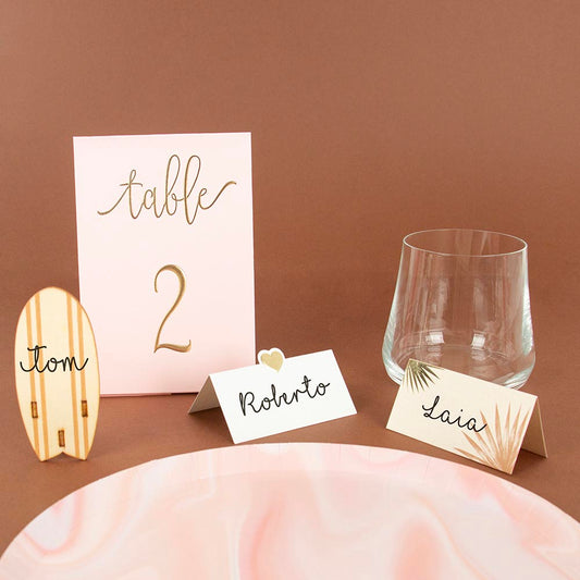 10 marque-place pour décoration table pour fete personnalisable