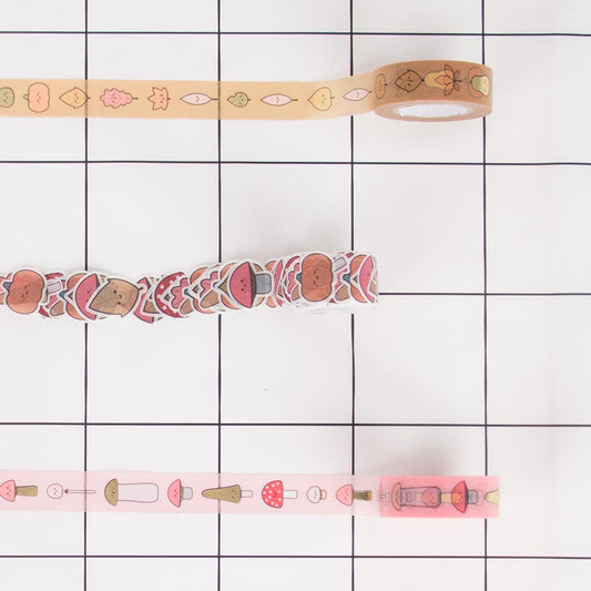 Masking tape et stickers foret pour petit cadeau invités anniversaire