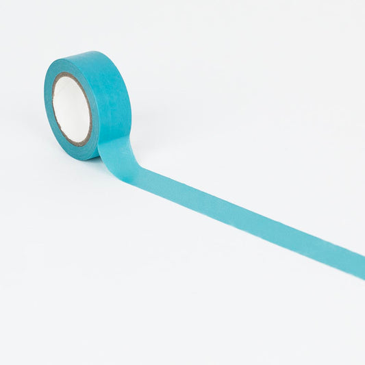 Loisirs créatifs : masking tape turquoise pour activités manuelles